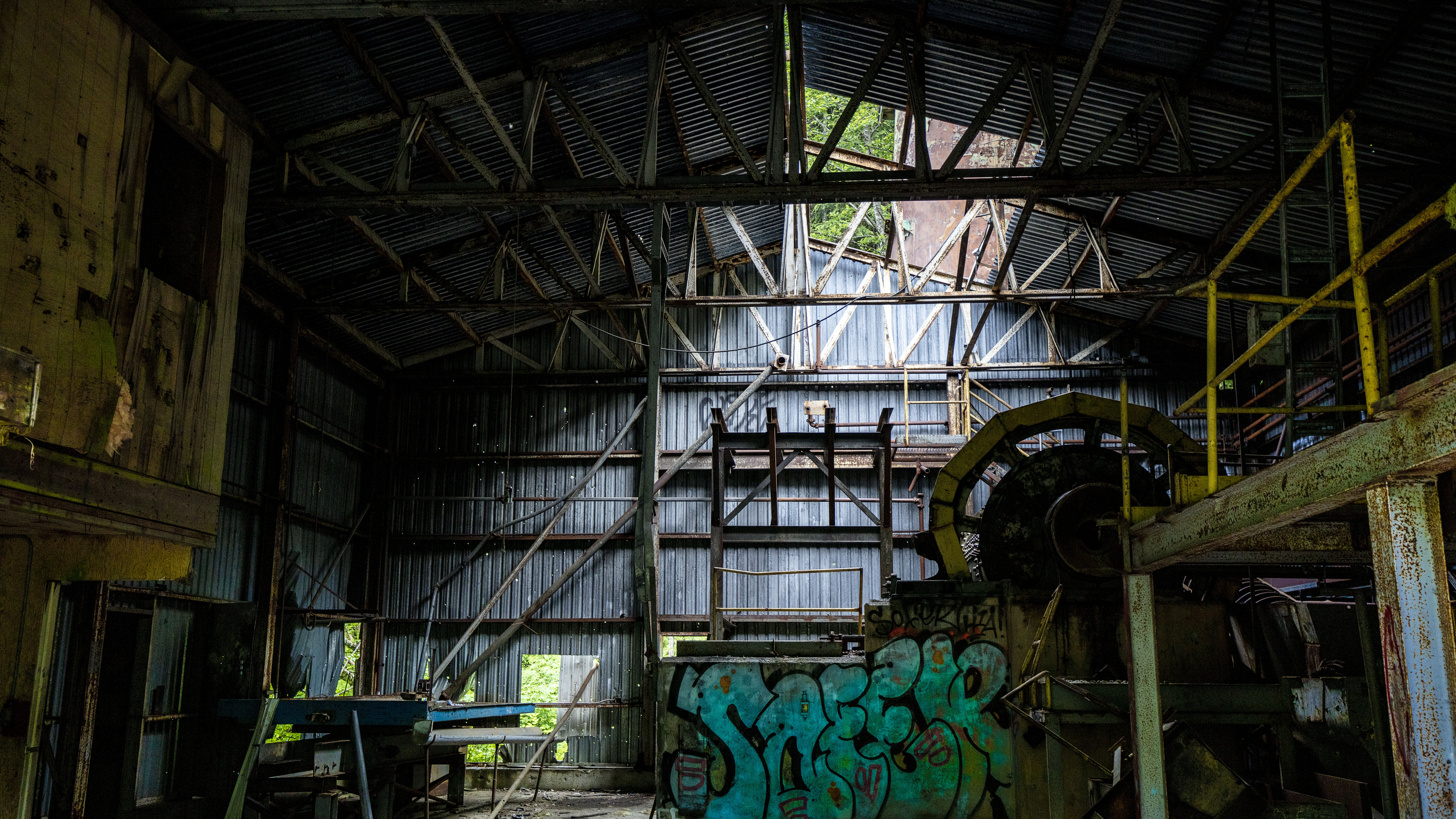 An abandoned mine in Squamish, said to contain cobalt remains